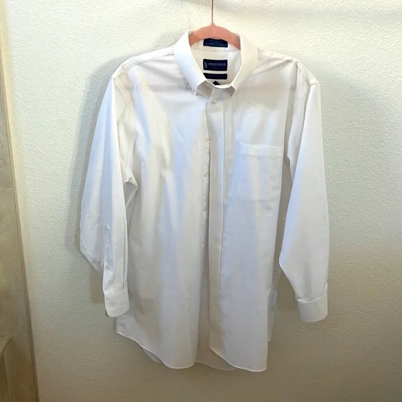 Stafford | Shirts | Stafford Essentialsthe Oxford Shirt Dress Shirt |  Poshmark